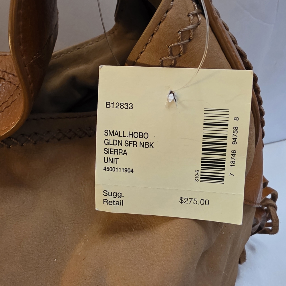 Cole Haan Suede Small Hobo Bag | New w/ Tags | Sierra Tan